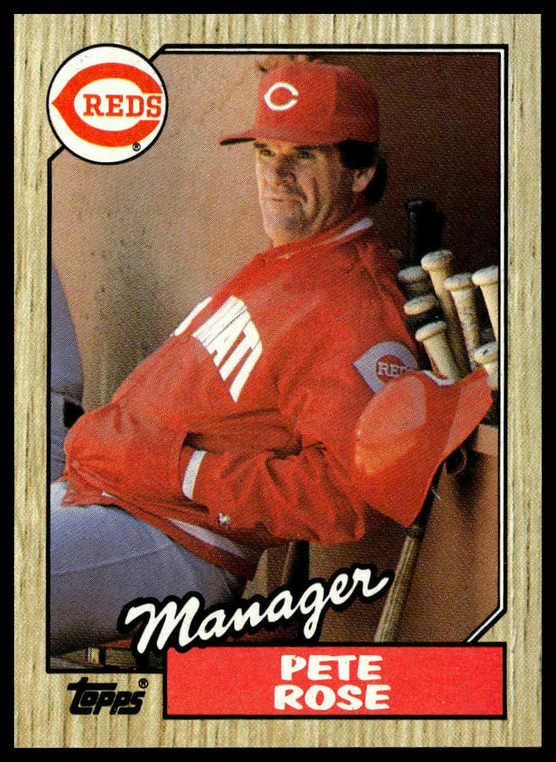 1987 Topps #393 Pete Rose