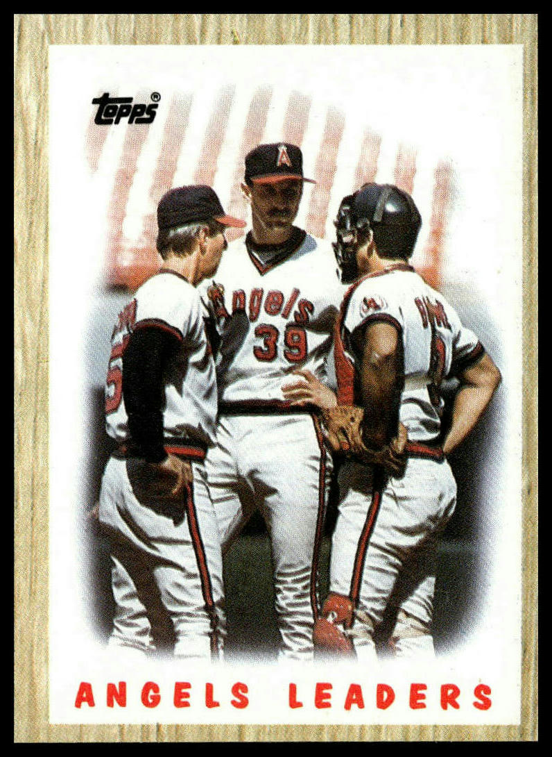 1987 Topps #556 Angels Leaders