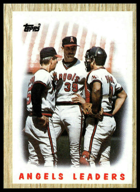 1987 Topps #556 Angels Leaders