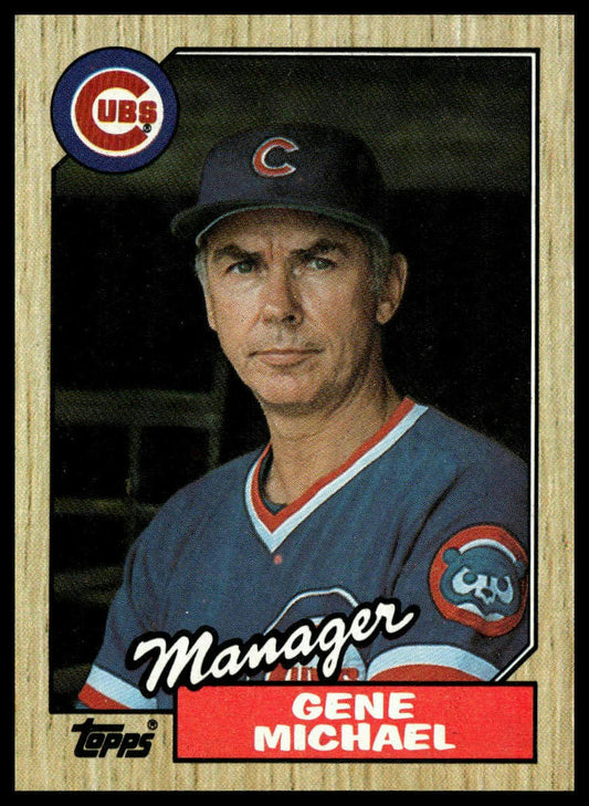 1987 Topps #43 Gene Michael