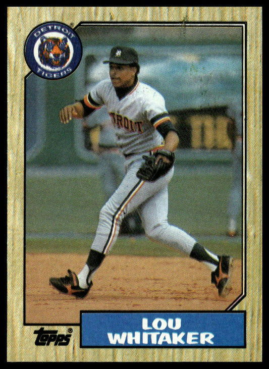 1987 Topps #661 Lou Whitaker