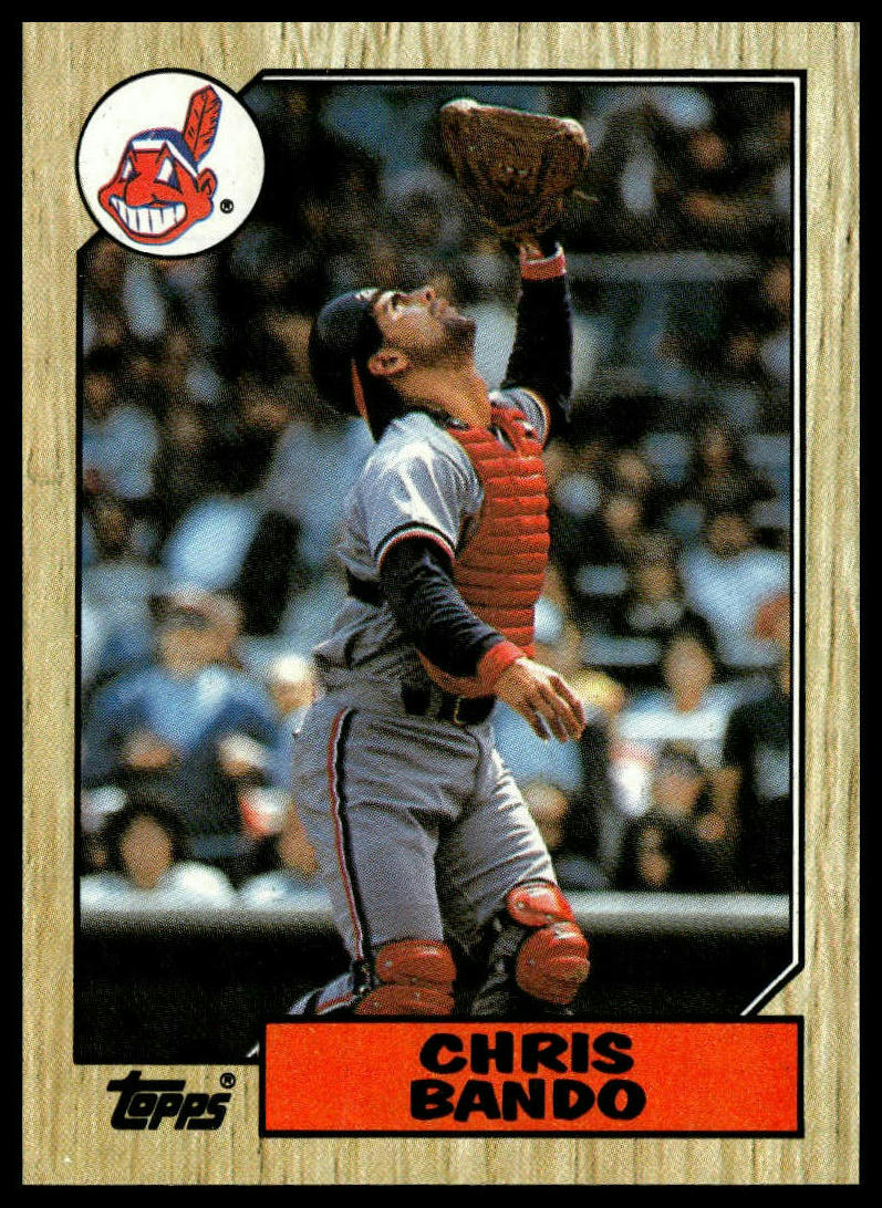 1987 Topps #322 Chris Bando