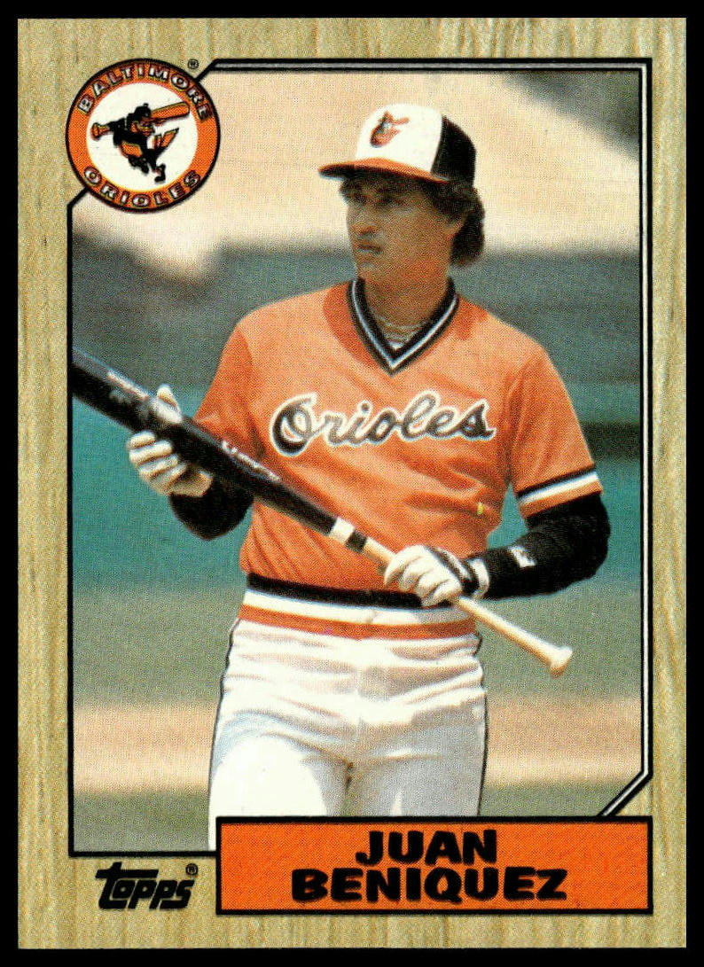 1987 Topps #688 Juan Beniquez