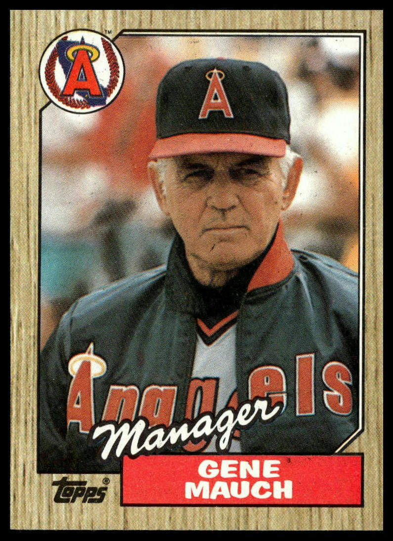 1987 Topps #518 Gene Mauch