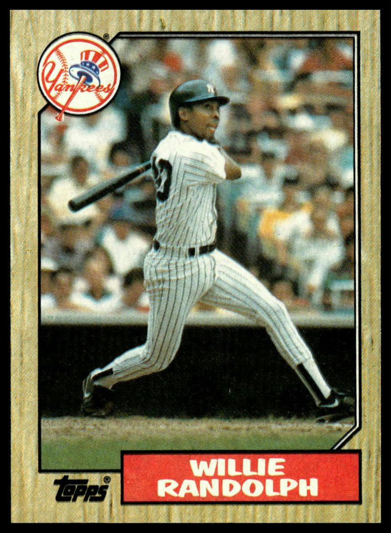 1987 Topps #701 Willie Randolph