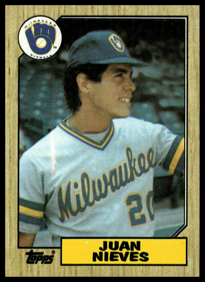 1987 Topps #79 Juan Nieves