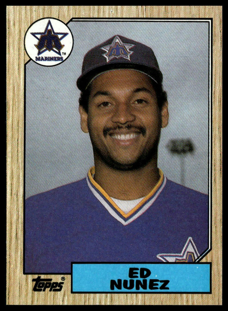 1987 Topps #427 Ed Nunez