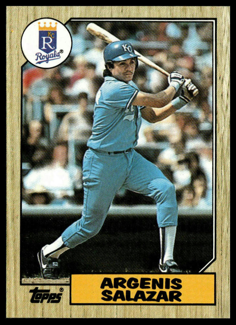1987 Topps #533 Argenis Salazar