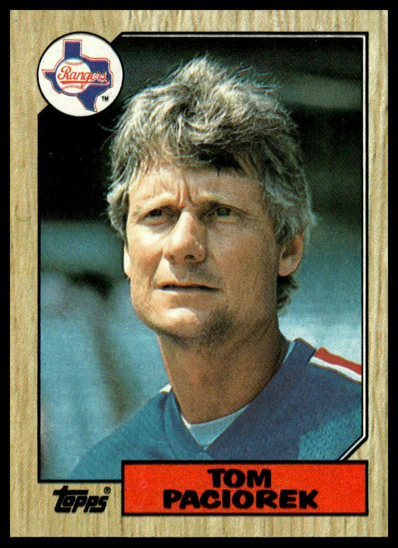 1987 Topps #729 Tom Paciorek