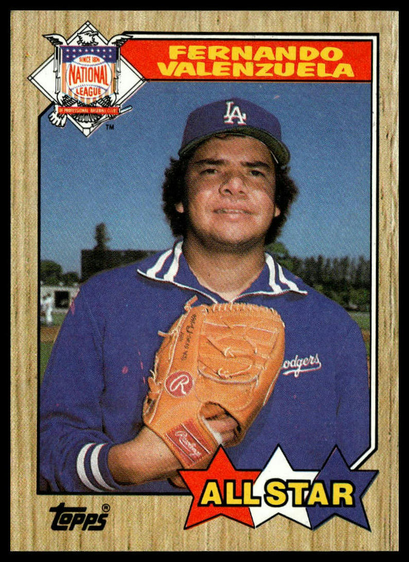 1987 Topps #604 Fernando Valenzuela