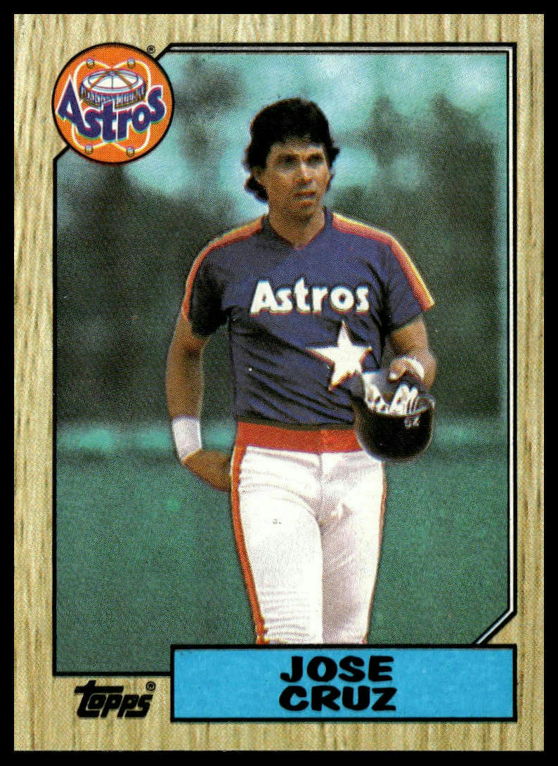 1987 Topps #670 Jose Cruz
