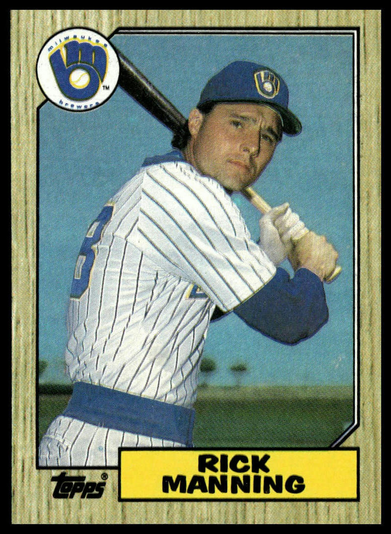 1987 Topps #706 Rick Manning