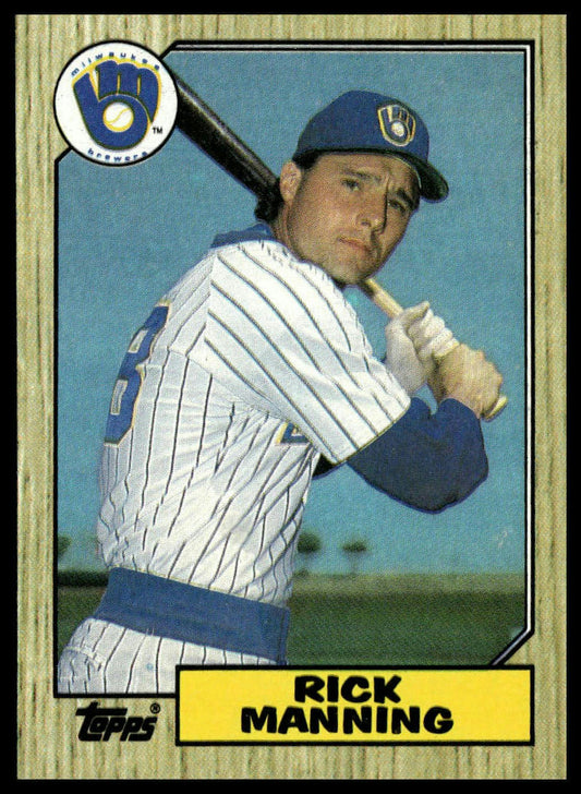 1987 Topps #706 Rick Manning