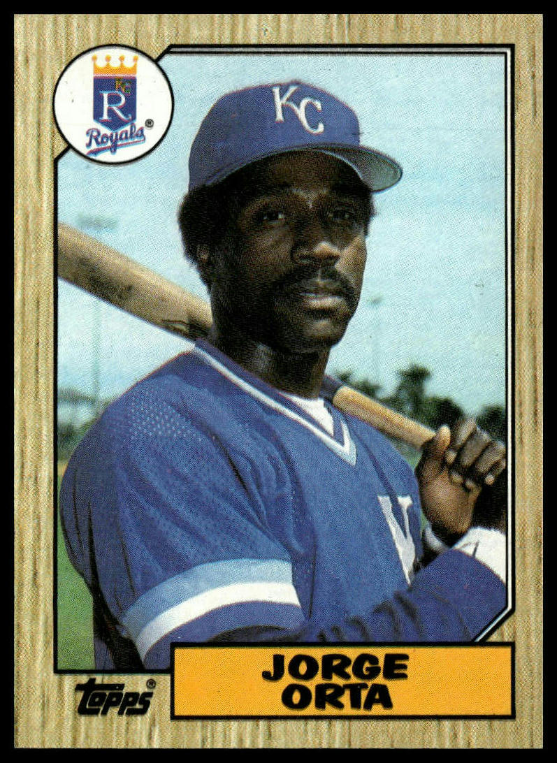 1987 Topps #738 Jorge Orta