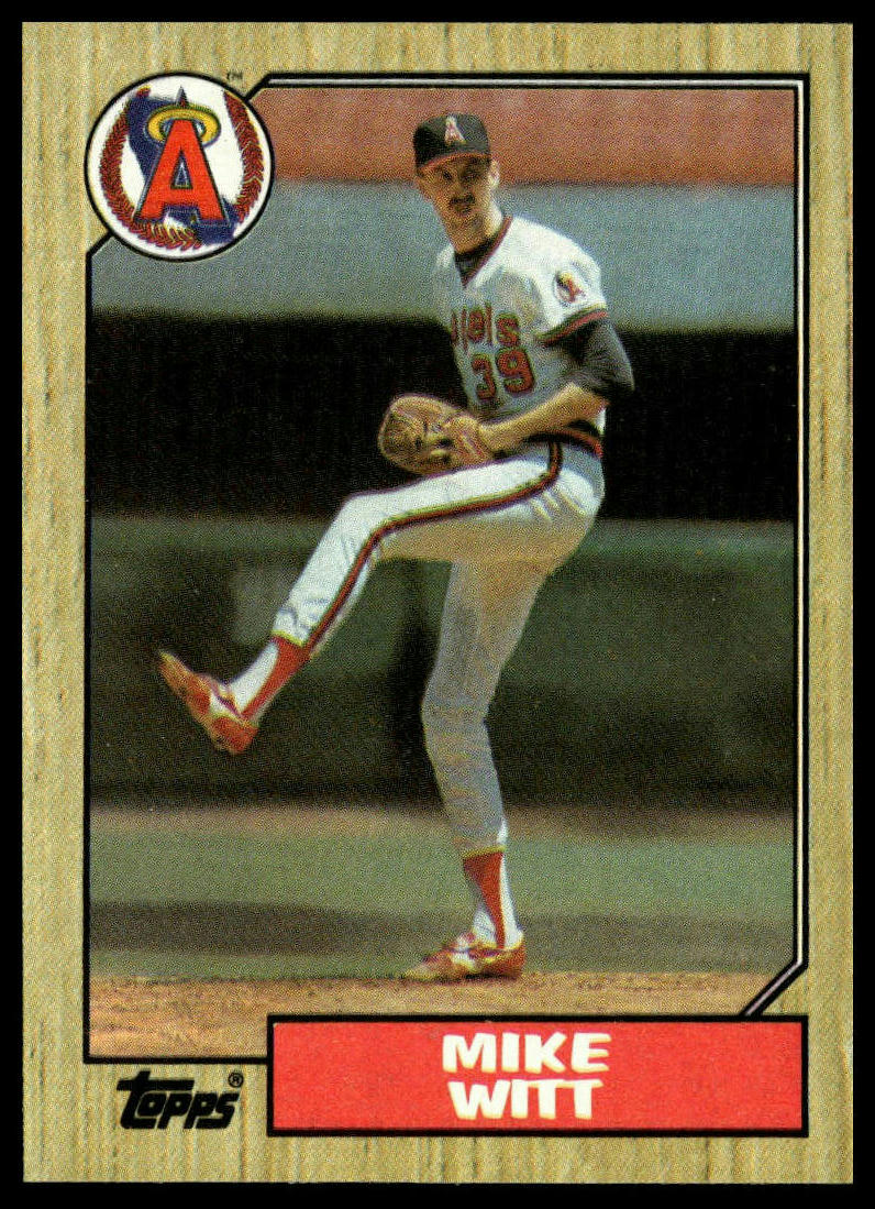 1987 Topps #760 Mike Witt