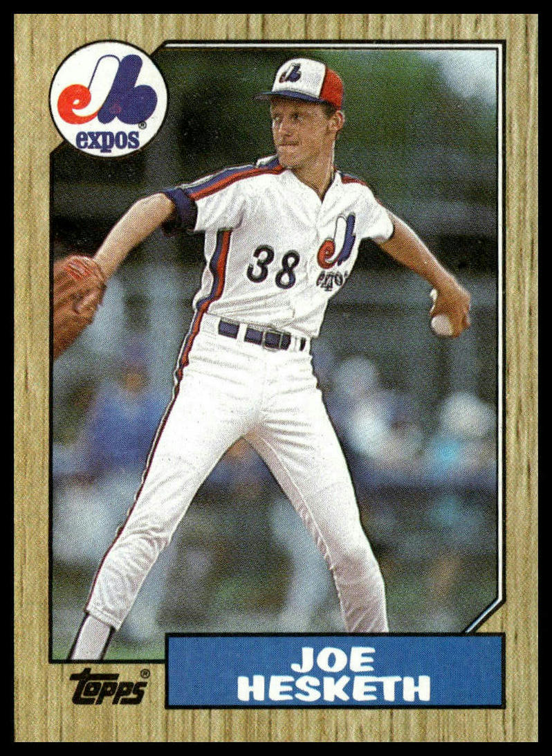1987 Topps #189 Joe Hesketh