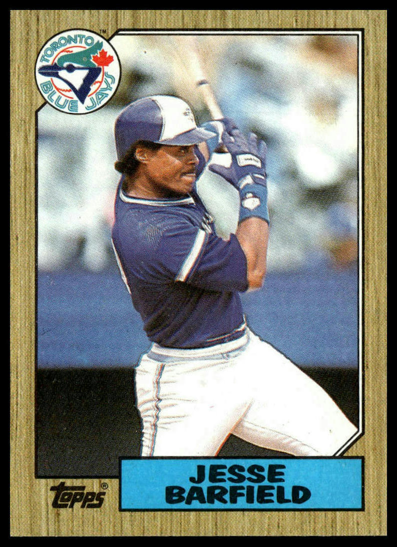1987 Topps #655 Jesse Barfield