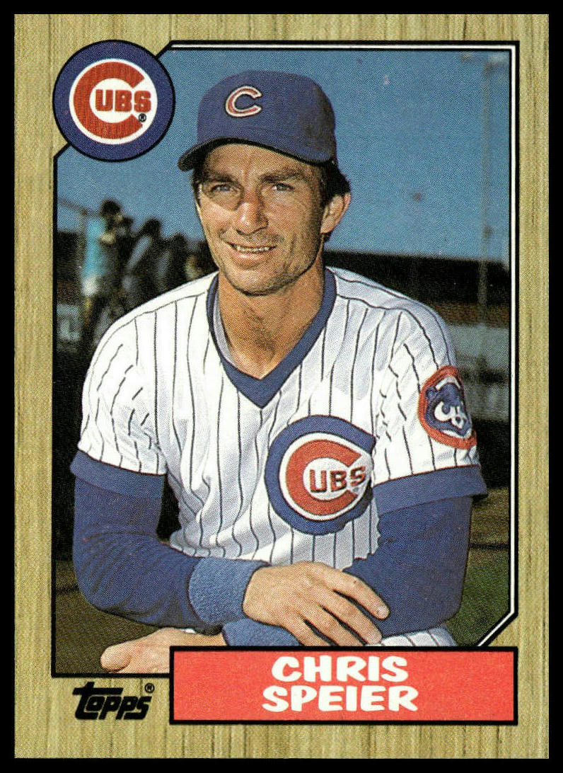 1987 Topps #424 Chris Speier