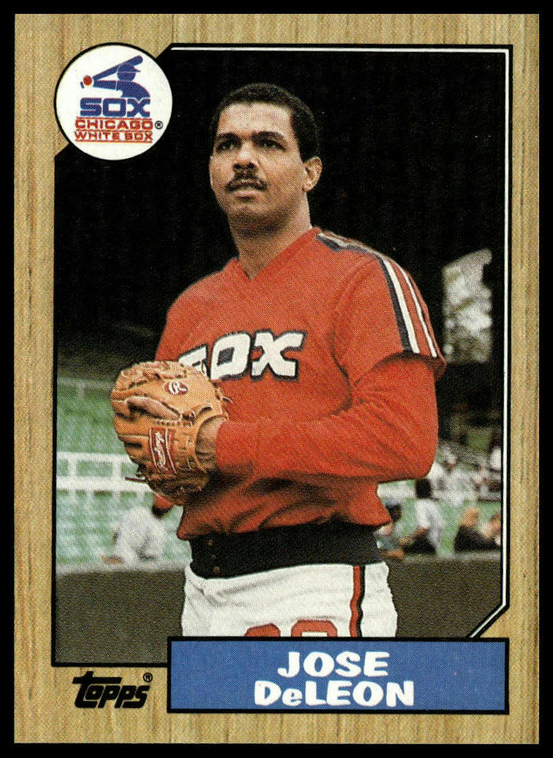 1987 Topps #421 Jose DeLeon