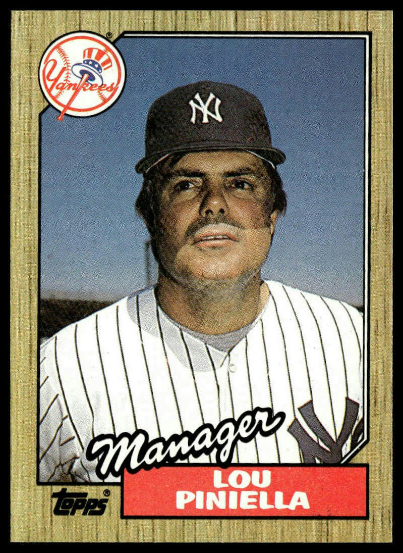 1987 Topps #168 Lou Piniella