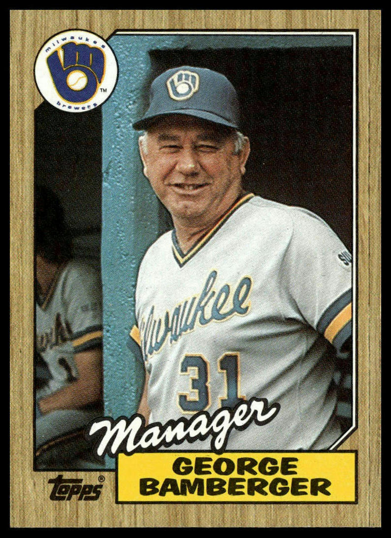 1987 Topps #468 George Bamberger