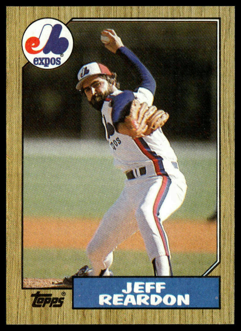 1987 Topps #165 Jeff Reardon