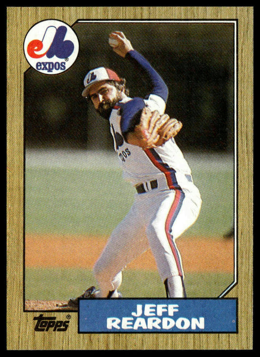 1987 Topps #165 Jeff Reardon