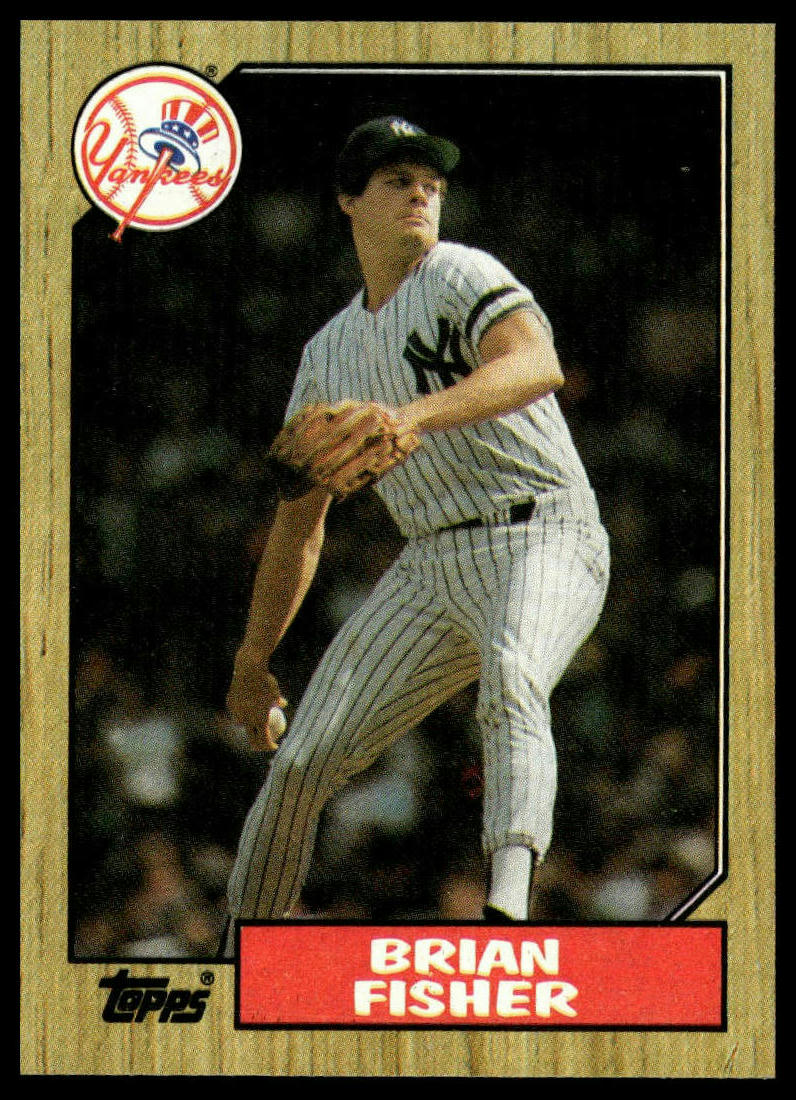 1987 Topps #316 Brian Fisher