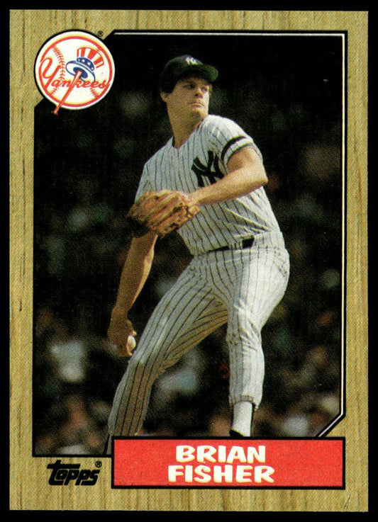 1987 Topps #316 Brian Fisher