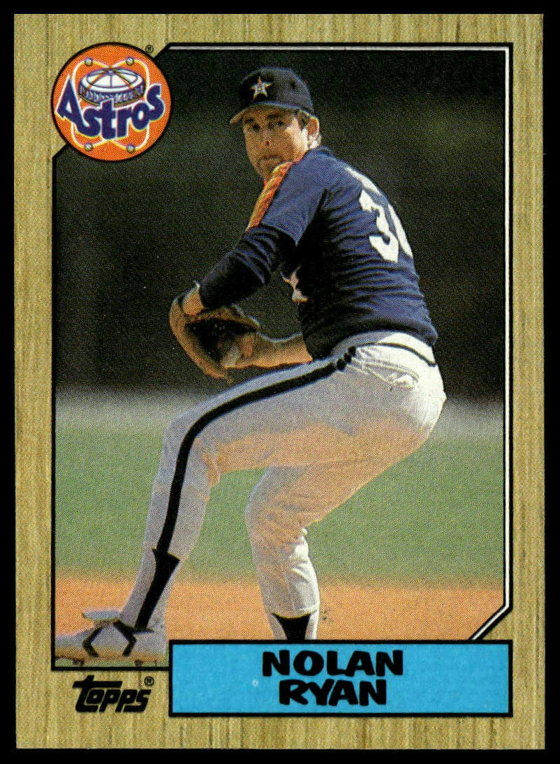 1987 Topps #757 Nolan Ryan