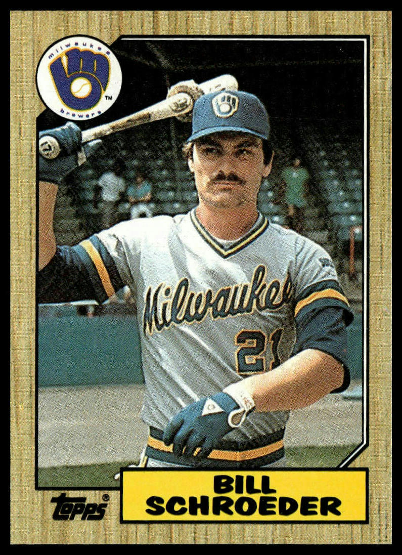 1987 Topps #302 Bill Schroeder