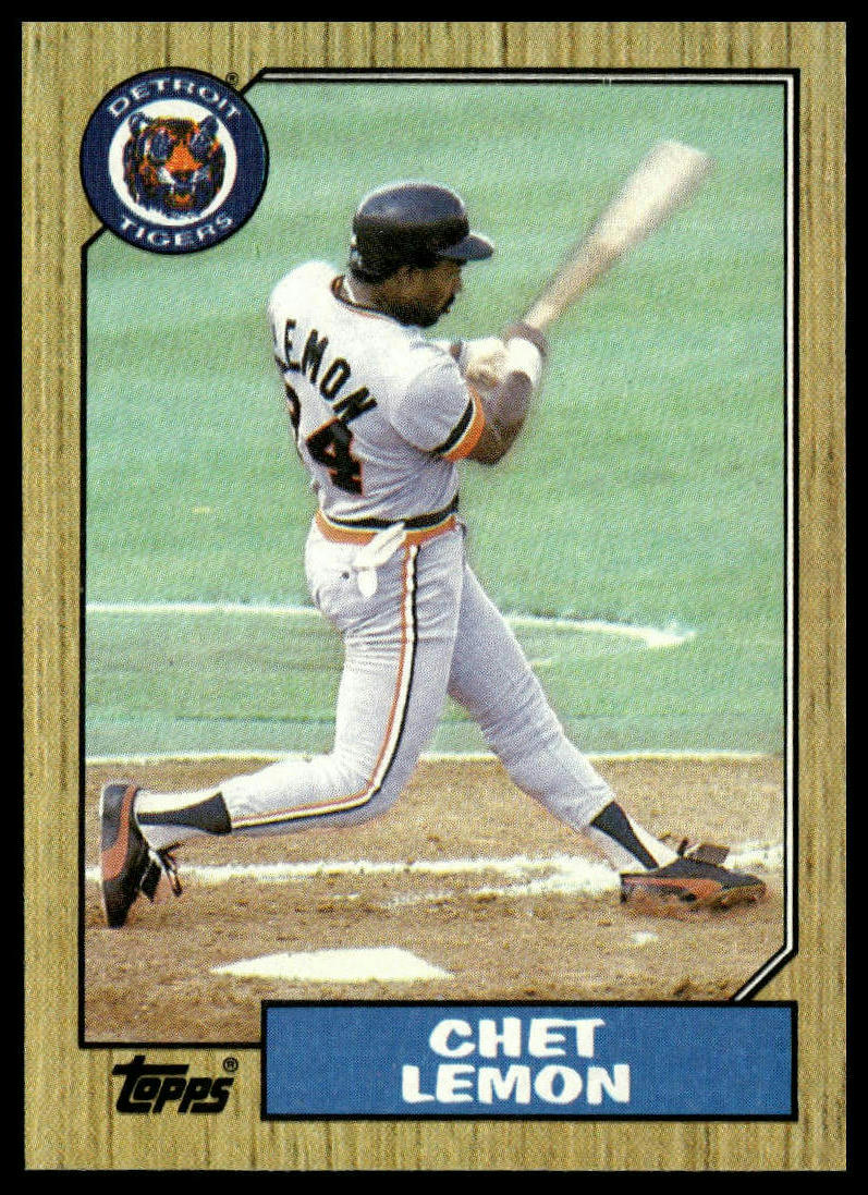 1987 Topps #739 Chet Lemon