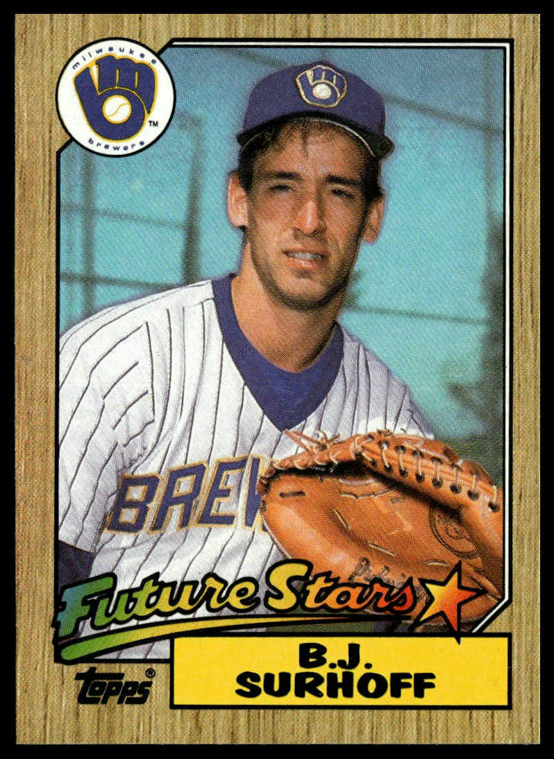 1987 Topps #216 B.J. Surhoff