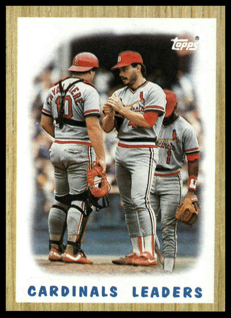 1987 Topps #181 Cardinals Leaders