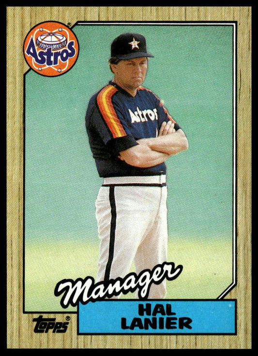 1987 Topps #343 Hal Lanier