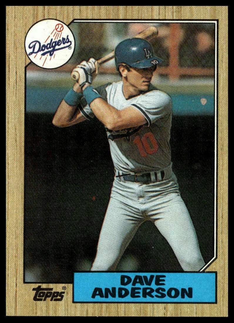 1987 Topps #73 Dave Anderson