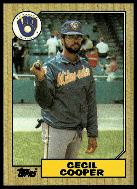 1987 Topps #10 Cecil Cooper