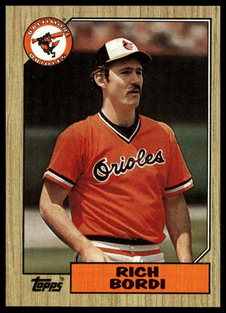 1987 Topps #638 Rich Bordi