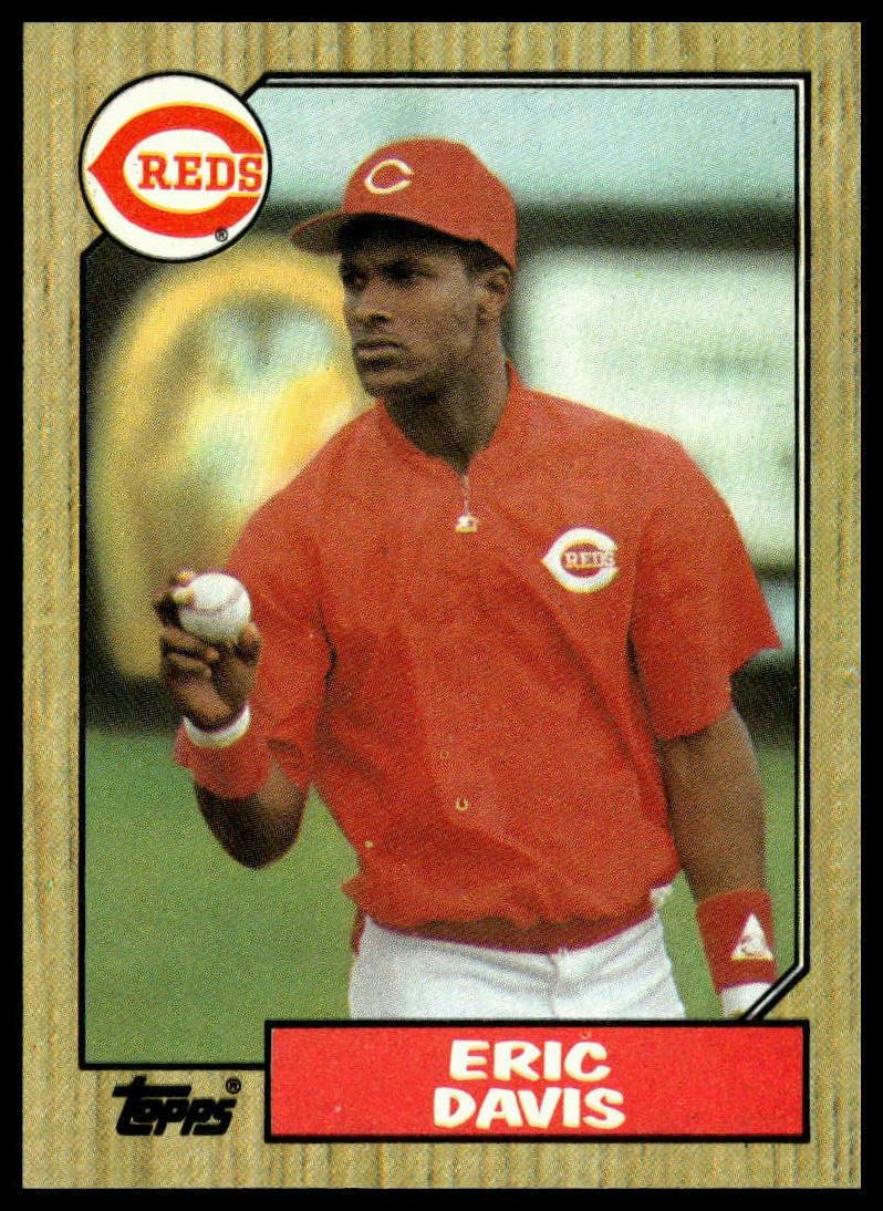 1987 Topps #412 Eric Davis