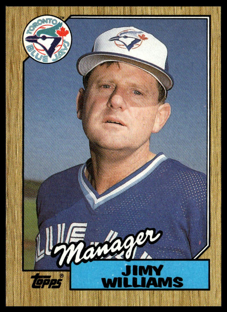1987 Topps #786 Jimy Williams
