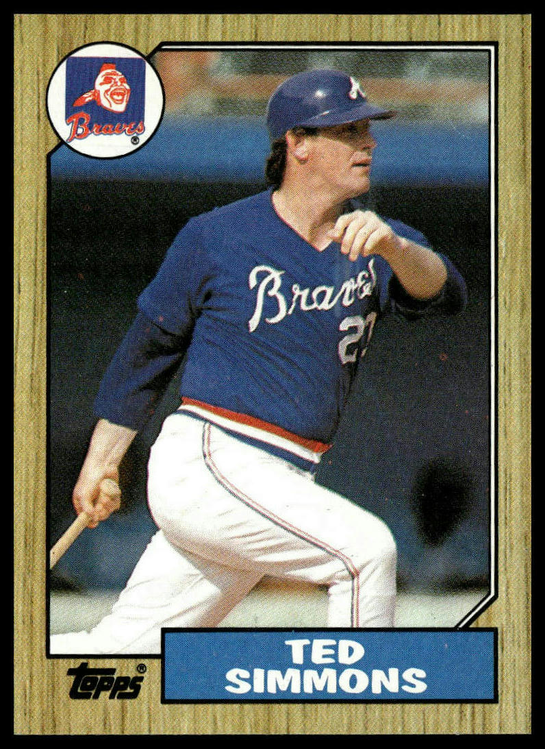 1987 Topps #516 Ted Simmons