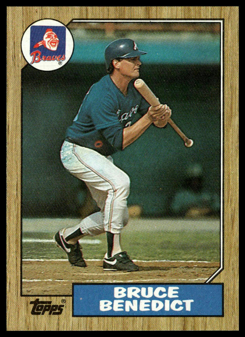 1987 Topps #186 Bruce Benedict