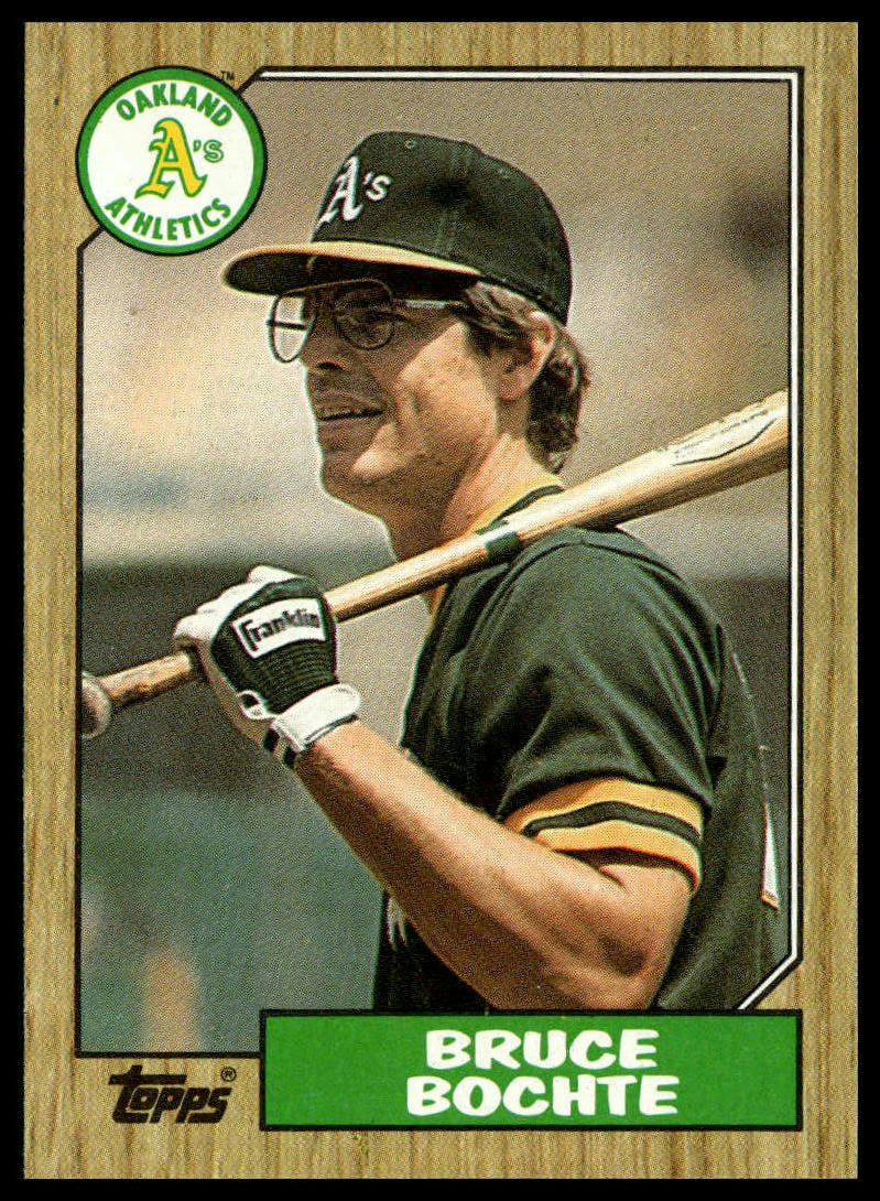 1987 Topps #496 Bruce Bochte