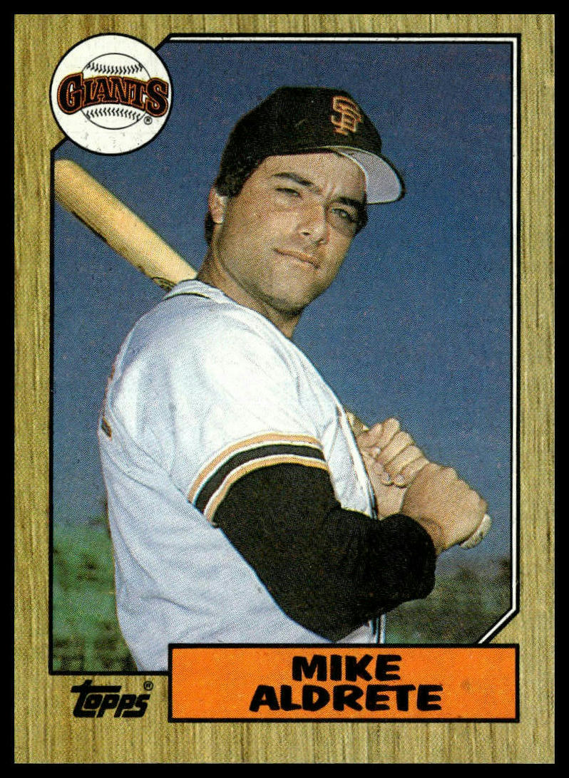 1987 Topps #71 Mike Aldrete