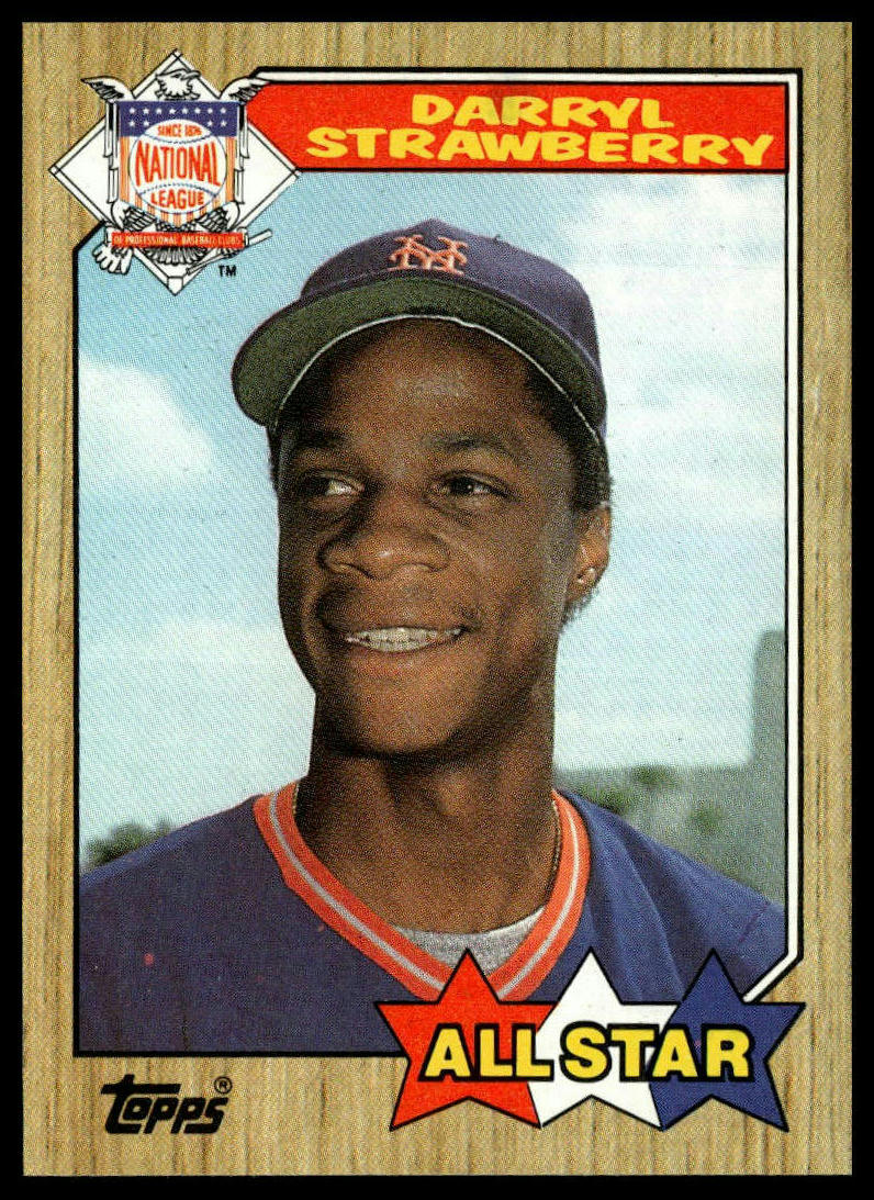 1987 Topps #601 Darryl Strawberry