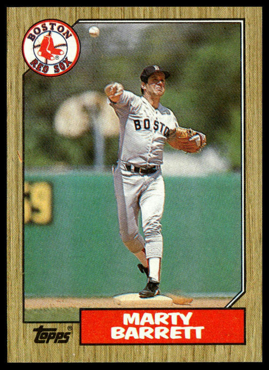 1987 Topps #39 Marty Barrett