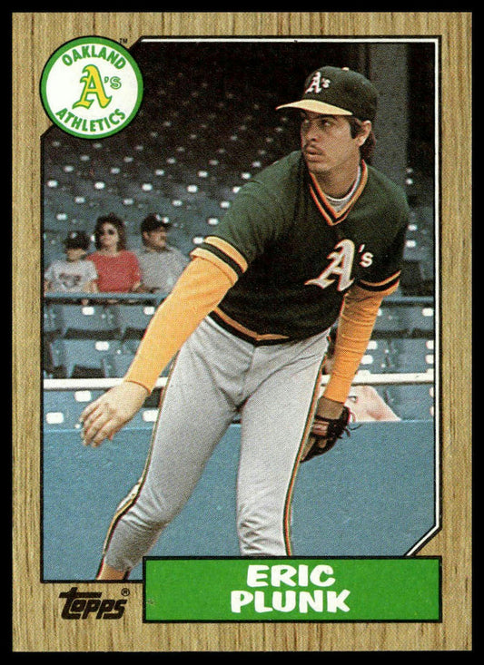 1987 Topps #587 Eric Plunk