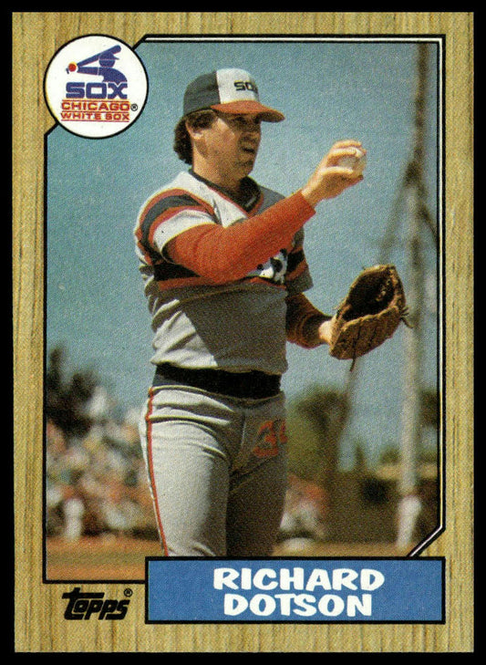 1987 Topps #720 Richard Dotson