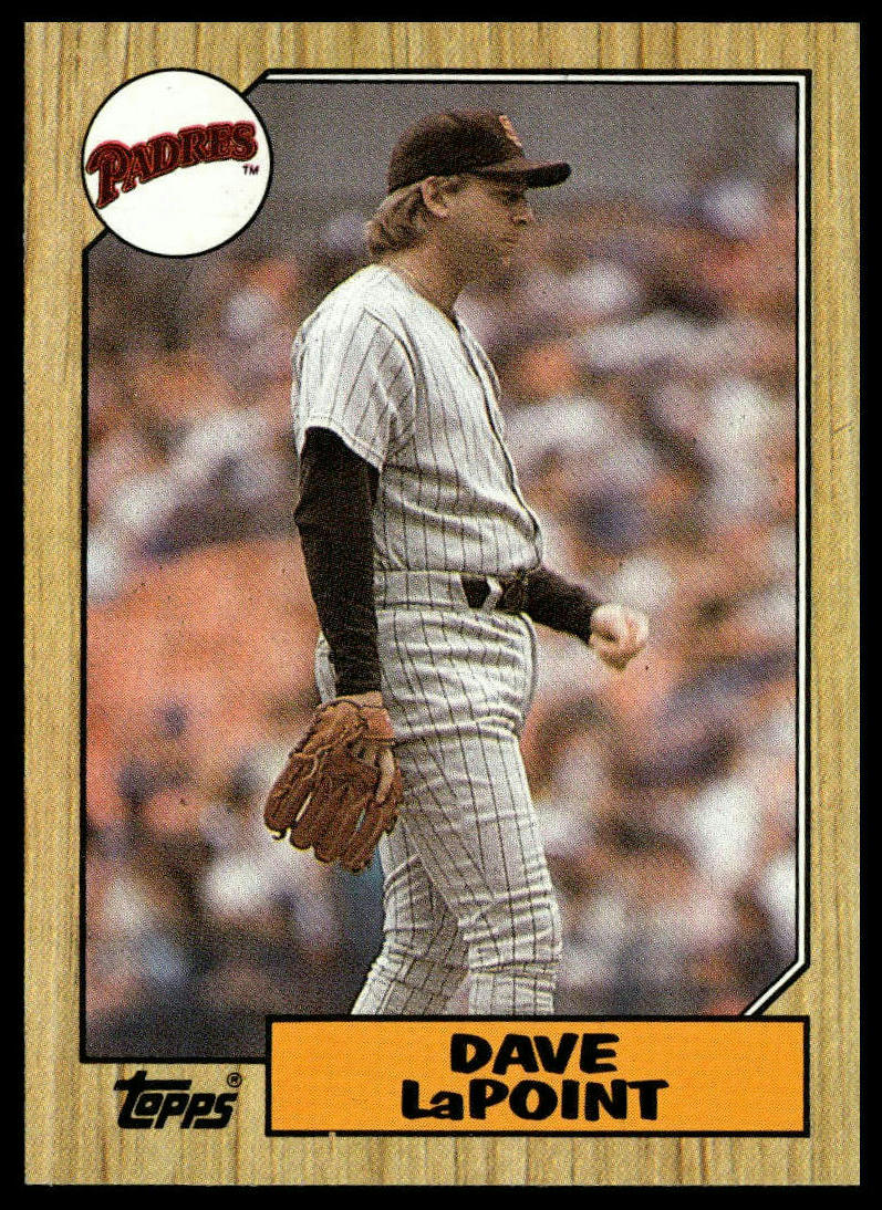 1987 Topps #754 Dave LaPoint