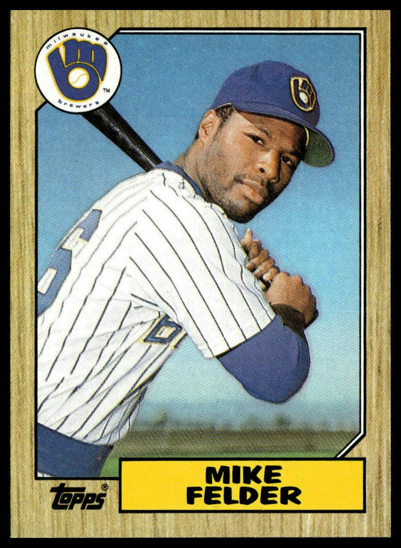 1987 Topps #352 Mike Felder